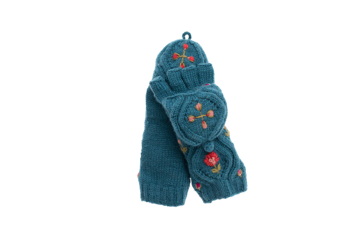 French Knot Tilly Convertible Mittens