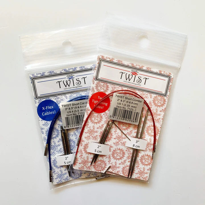 ChiaoGoo TWIST Interchangeable Short Tips Combo Pack Needles