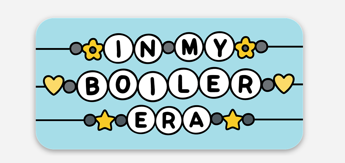 Black and Gold Friendship Bracelet Sticker