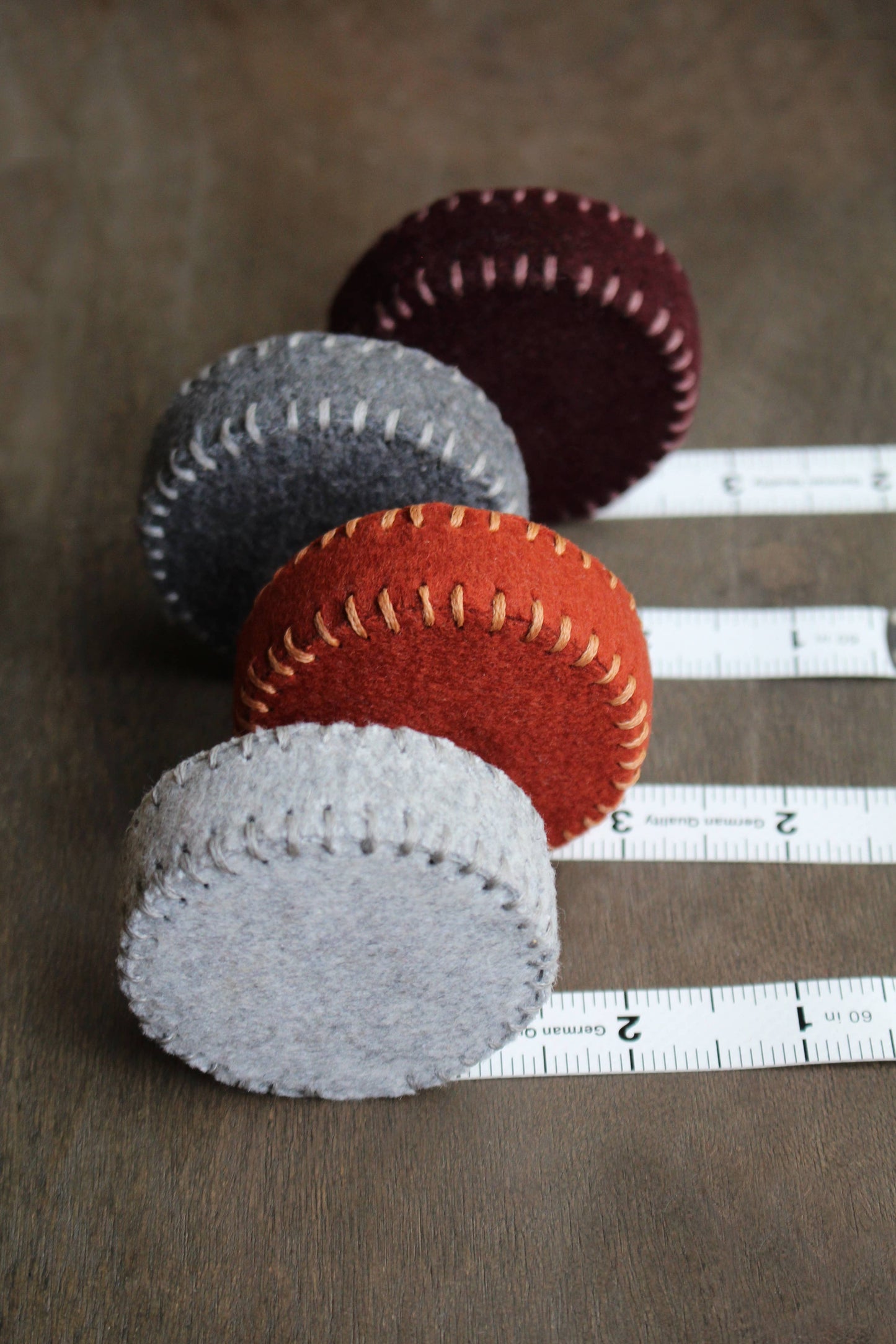 Hand-Stitched Woolen Tape Measure