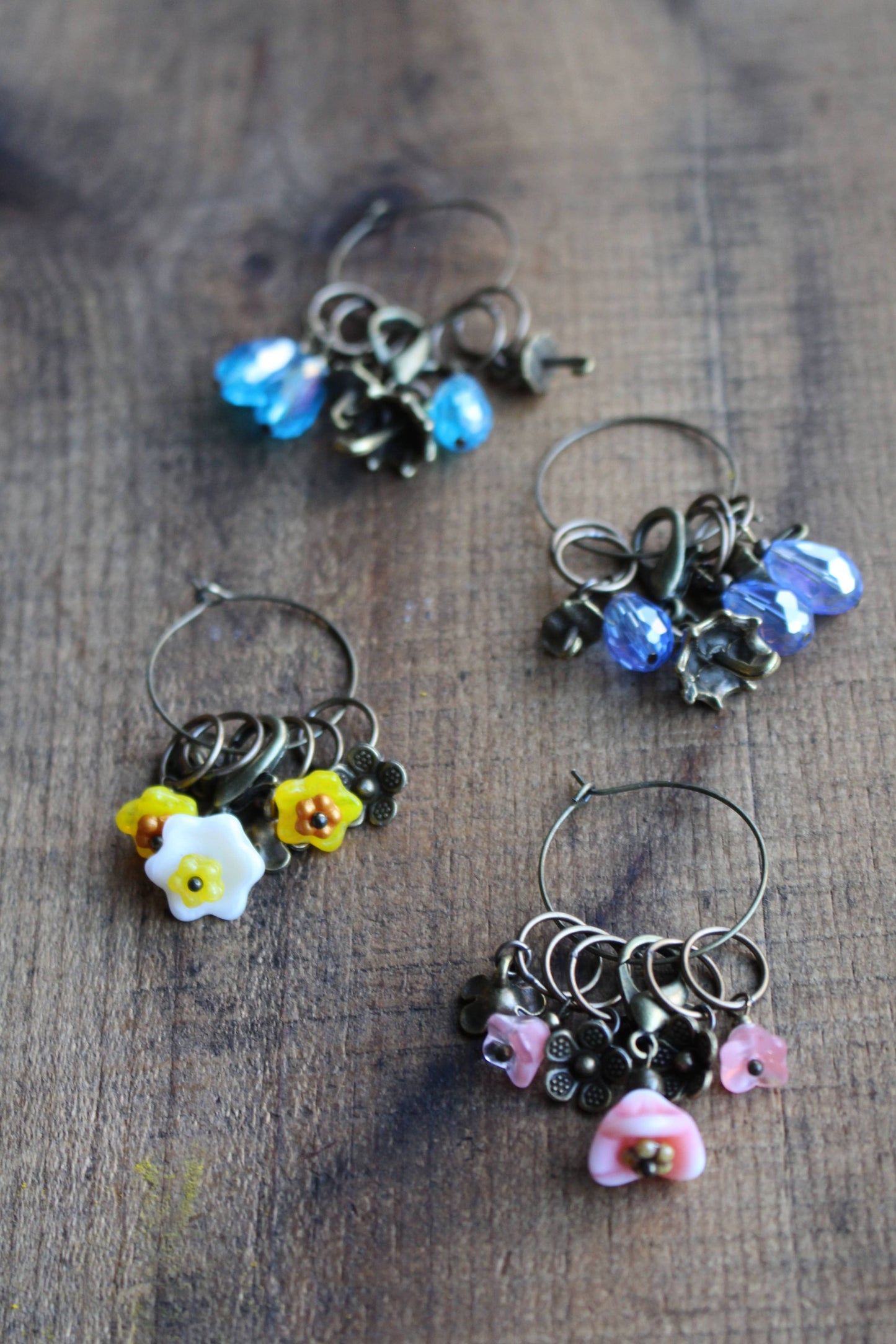 Never Not Knitting: April Showers Stitch Marker Sets