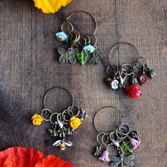 Never Knot Knitting: Garden Visitors Stitch Marker Sets