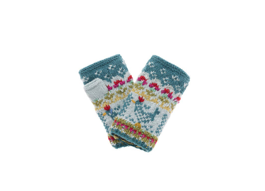 French Knot Heirloom Hen Handwarmer