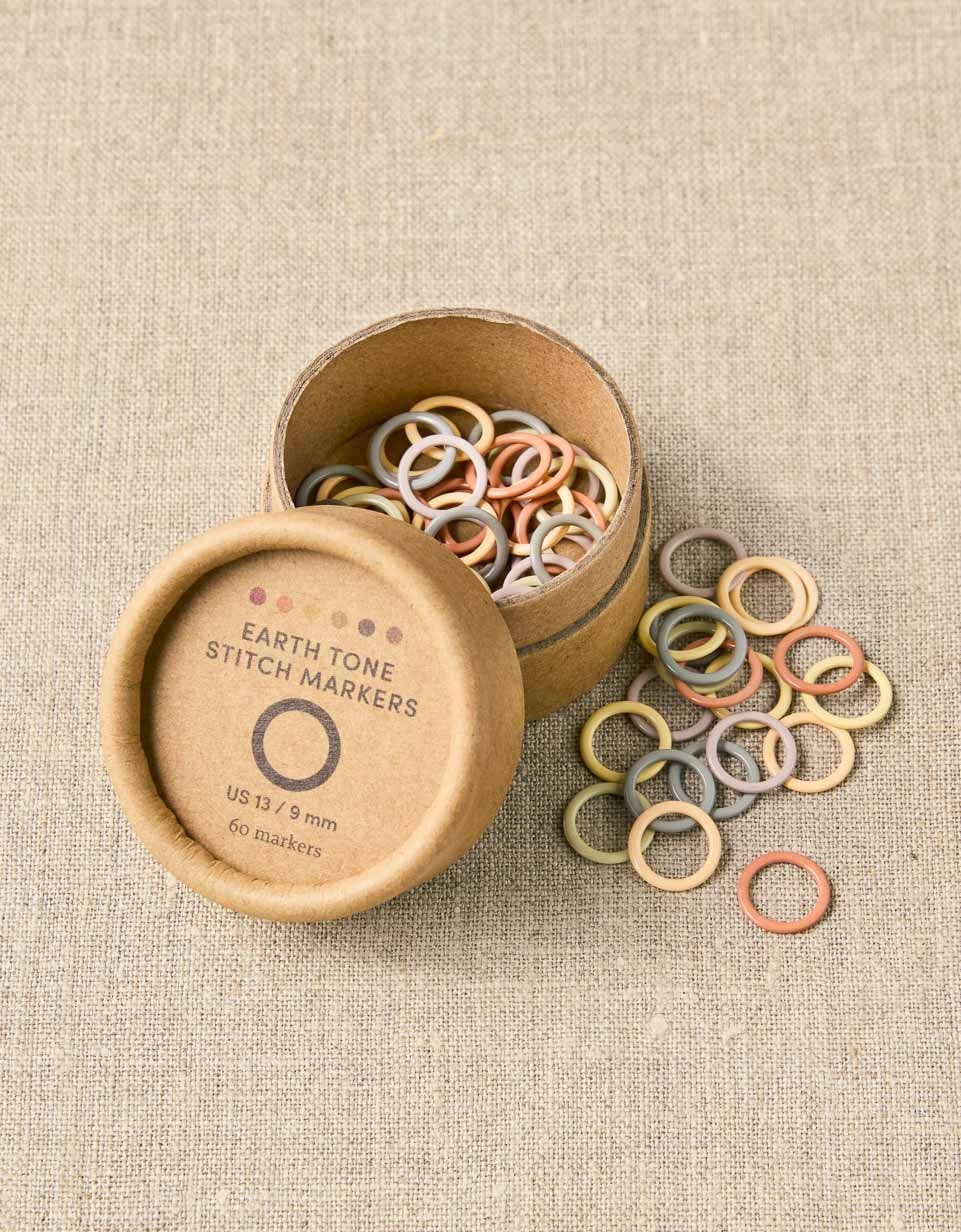 Cocoknits Ring Stitch Markers - Earth Tones