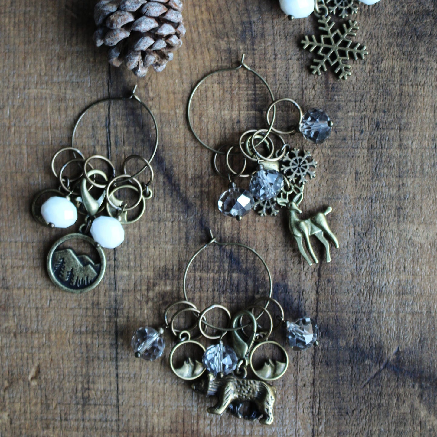 Never Knot Knitting:Winter Forest Stitch Markers