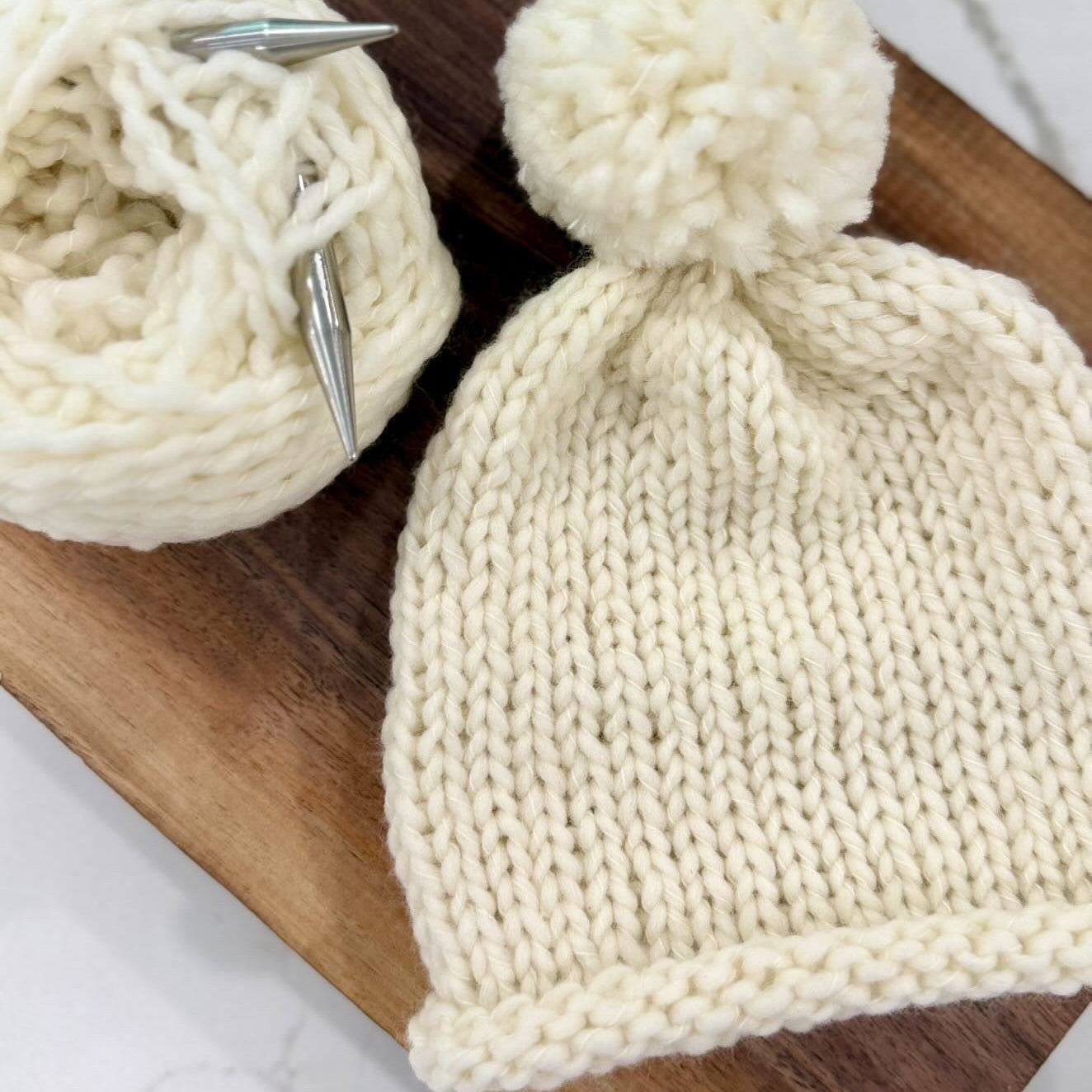 Learn to Knit: Beanie Edition Saturday, June 27, 2026 12:00pm to 1:00pm