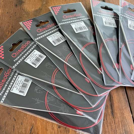 ChiaoGoo Fixed Needles - Red Lace