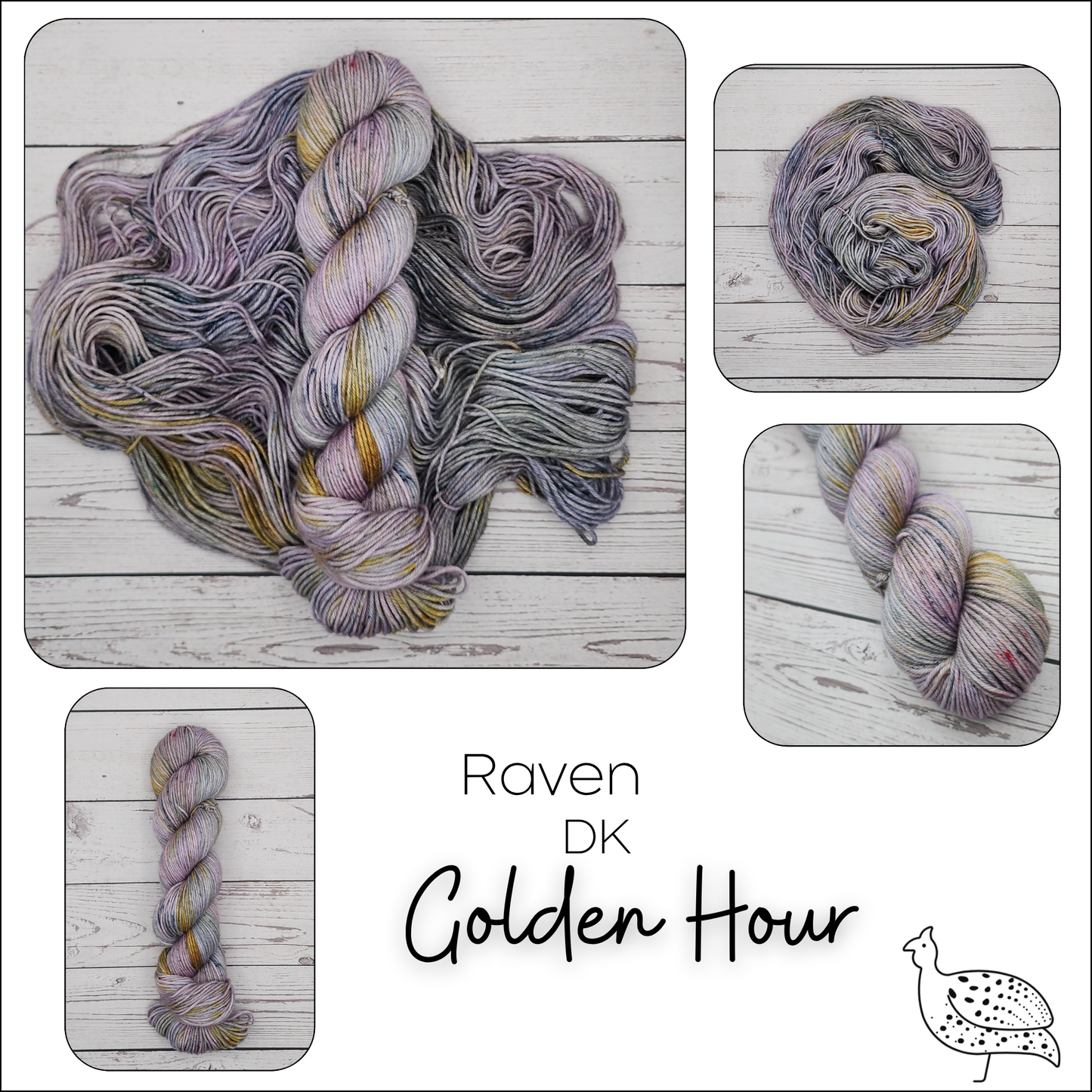 Indigo Guinea Fiber - Raven - DK