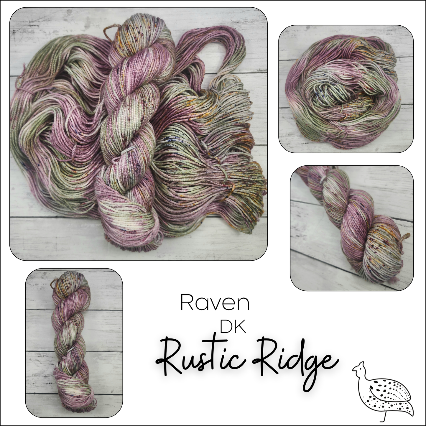 Indigo Guinea Fiber - Raven - DK