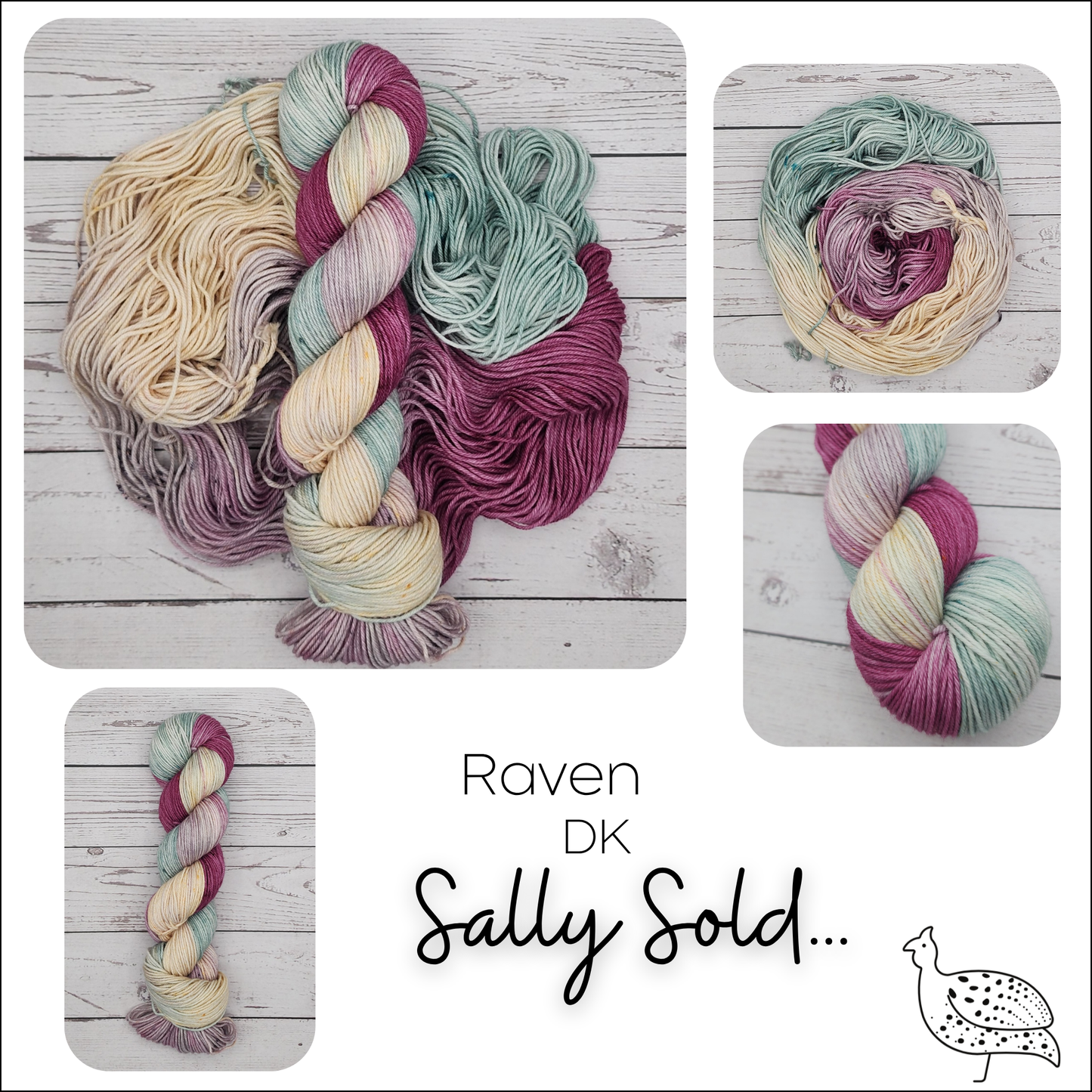 Indigo Guinea Fiber - Raven - DK