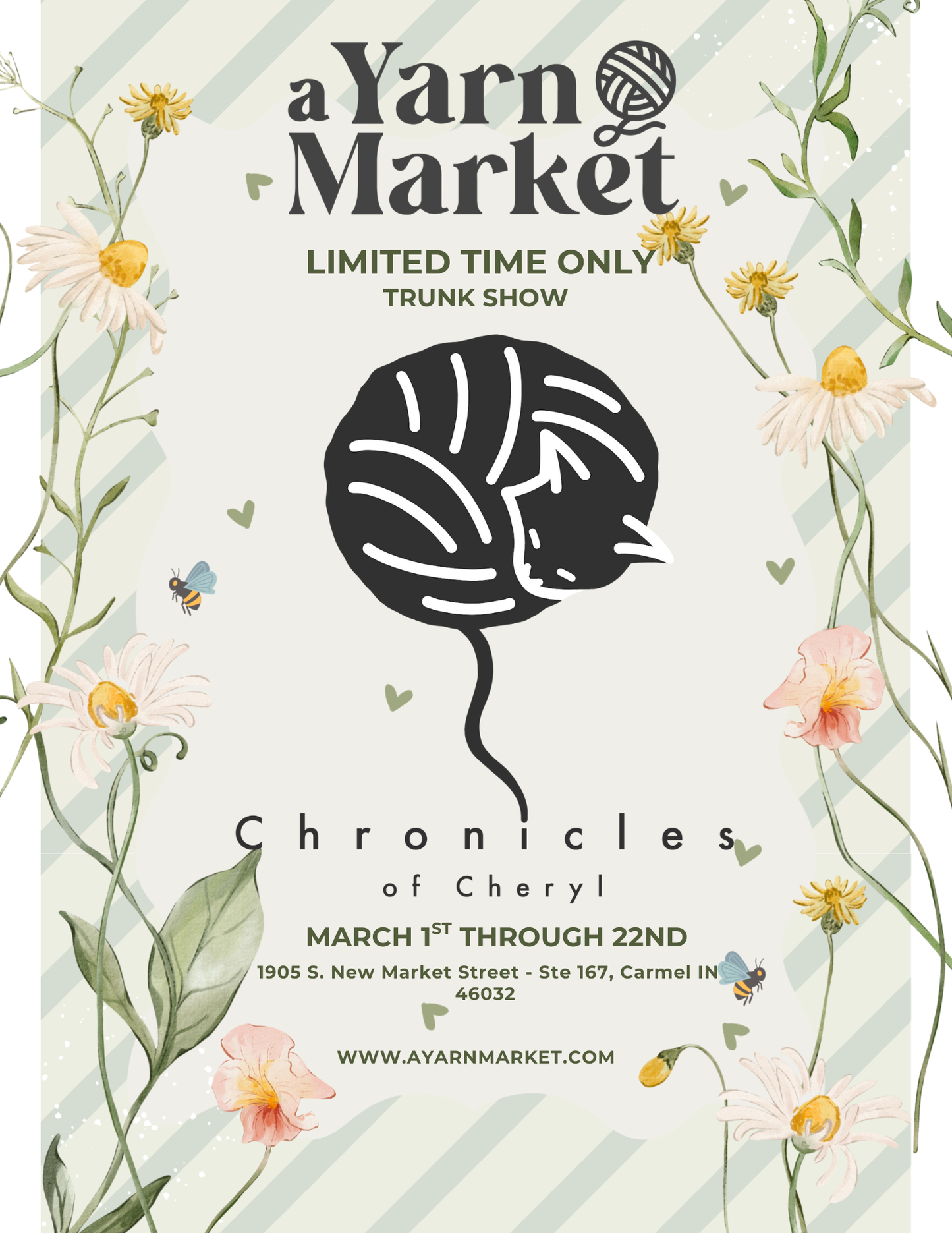 Chronicles of Cheryl Trunk Show - March 1st through 22nd, 2026