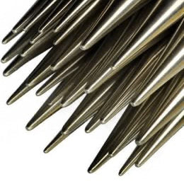 ChiaoGoo 4 Inch (1 cm) TWIST Lace Stainless Steel Knitting Needle Interchangeable Tips (All Sizes)