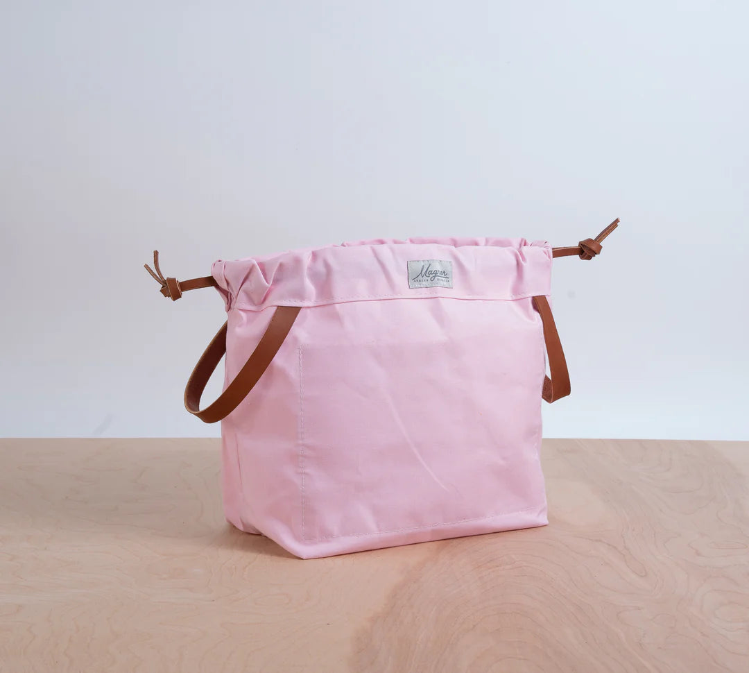Magner Bag Co : Knitty Gritty Project Bag Waxed Cotton