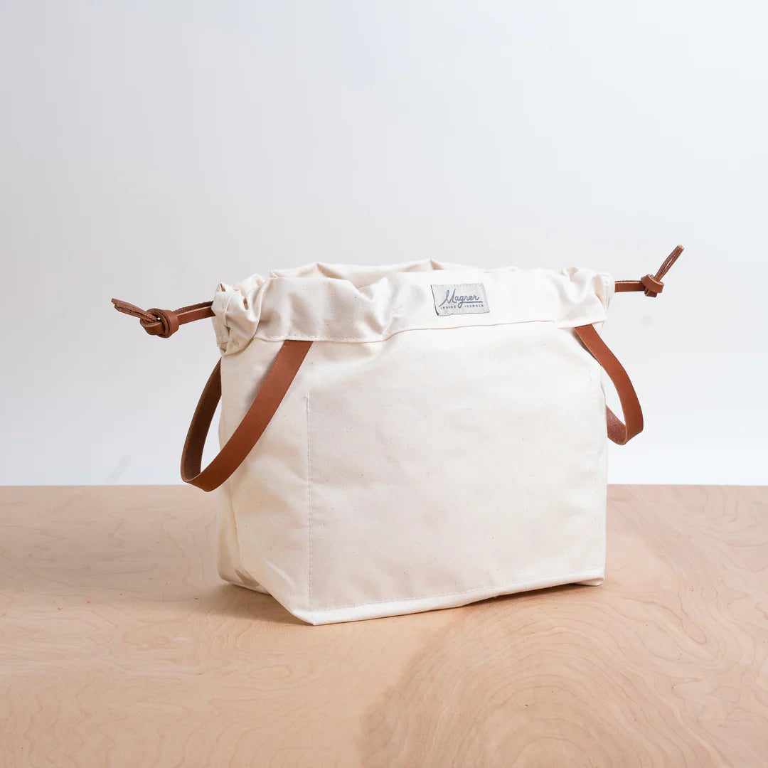 Magner Bag Co : Knitty Gritty Project Bag Waxed Cotton
