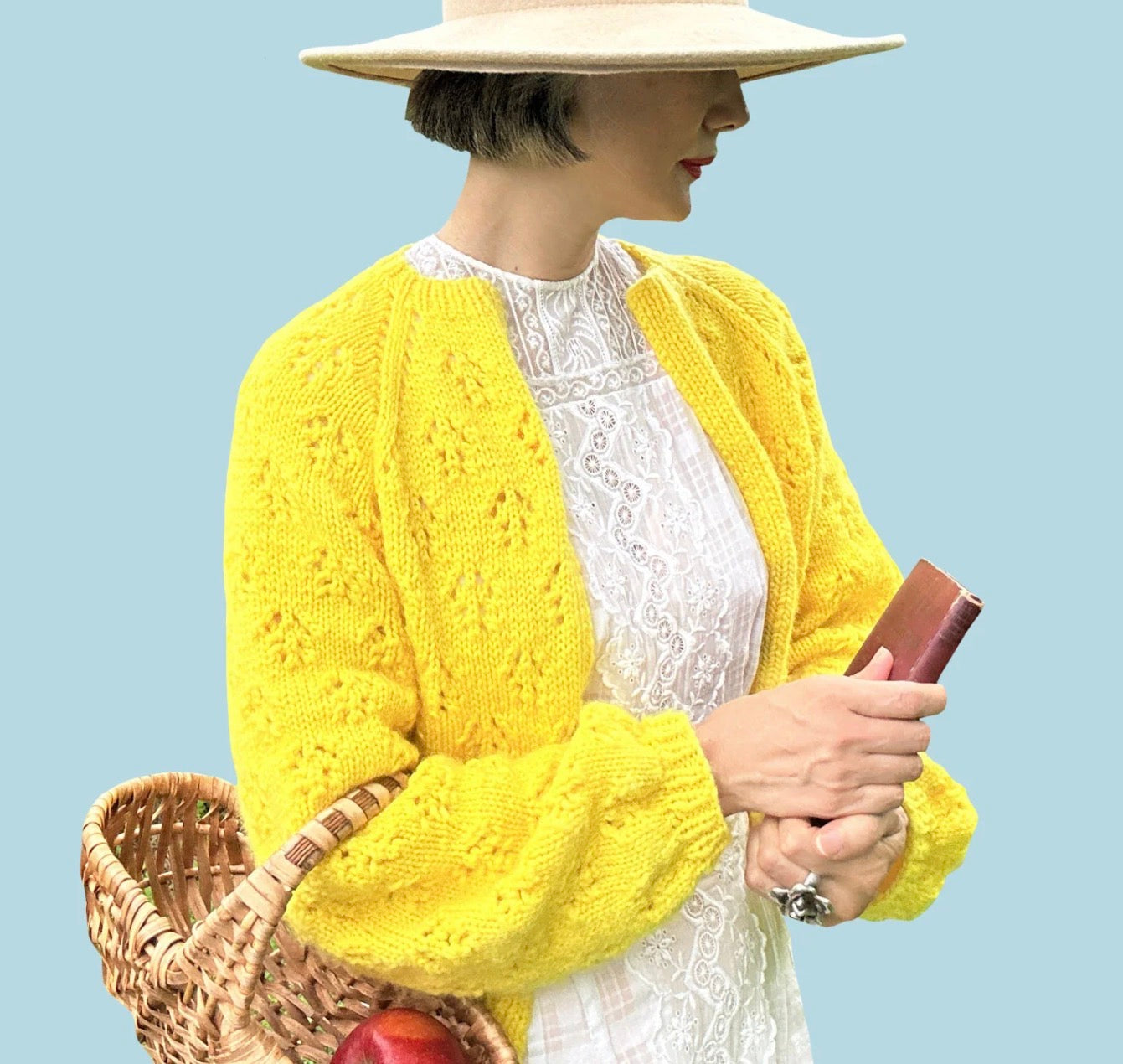 Pinecone Top-Down Knit Cardigan Class (2-part Class Fee) - Saturday October 10th + 17th, 1:00 to 2:00p