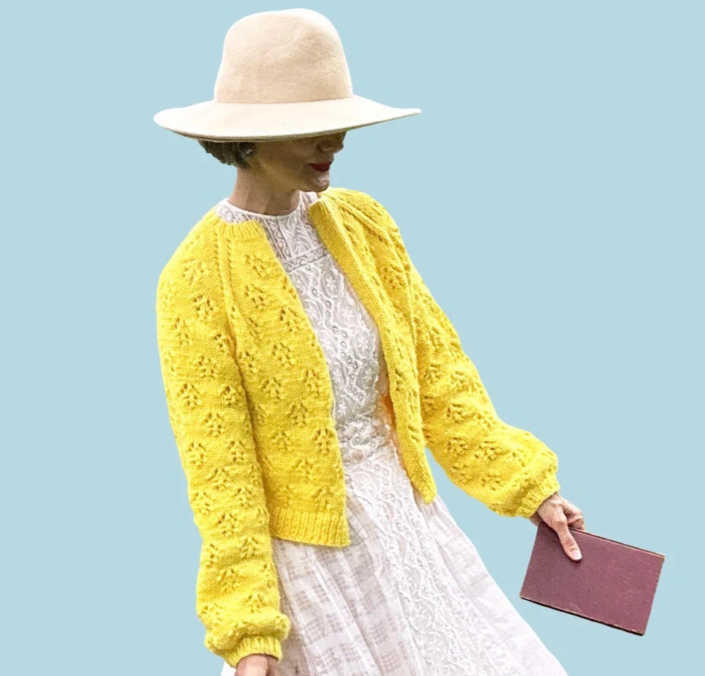 Pinecone Top-Down Knit Cardigan Class (2-part Class Fee) - Saturday October 10th + 17th, 1:00 to 2:00p