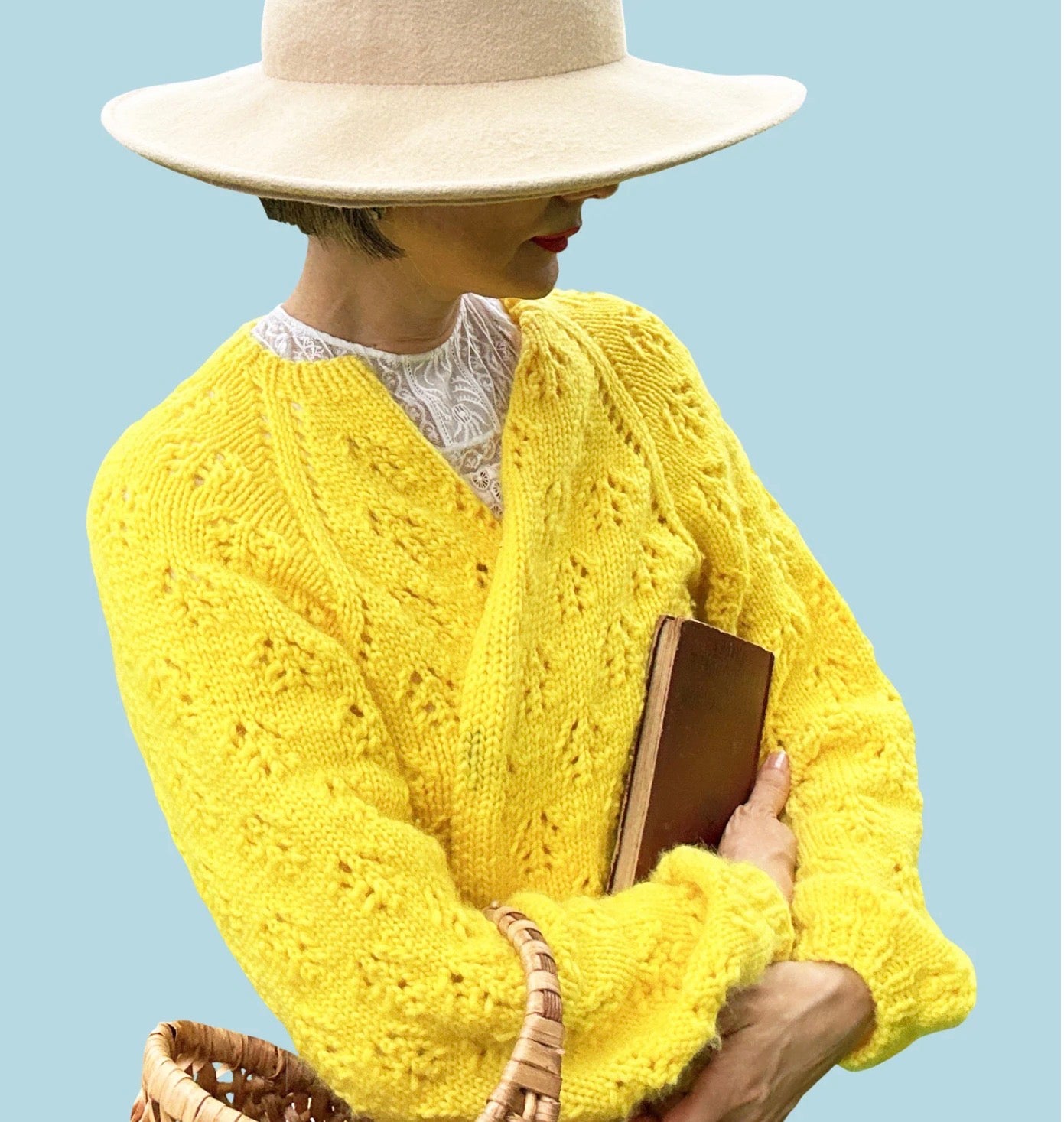 Pinecone Top-Down Knit Cardigan Class (2-part Class Fee) - Saturday October 10th + 17th, 1:00 to 2:00p