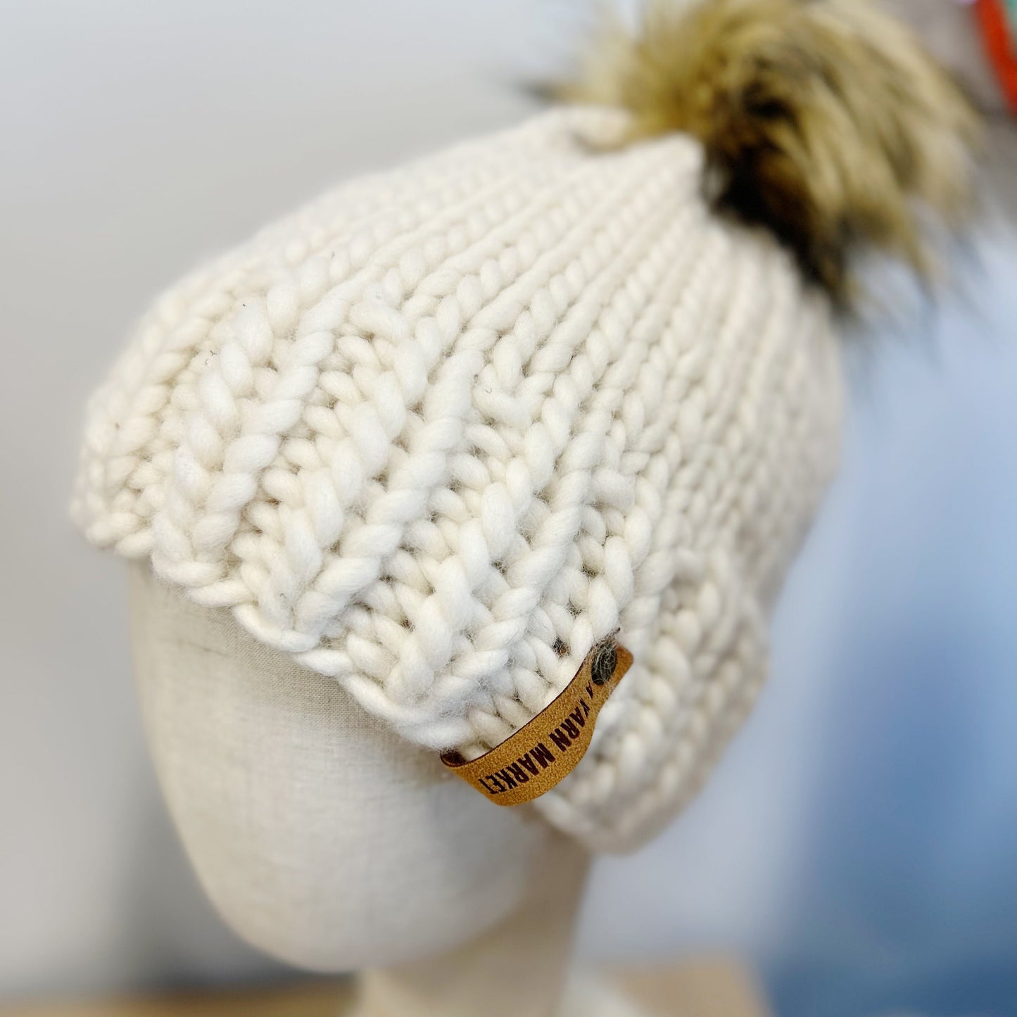 RESERVED Learn to Knit: Beanie Edition (class fee) - Tuesday, July 7, 2026 10:00-11:00a