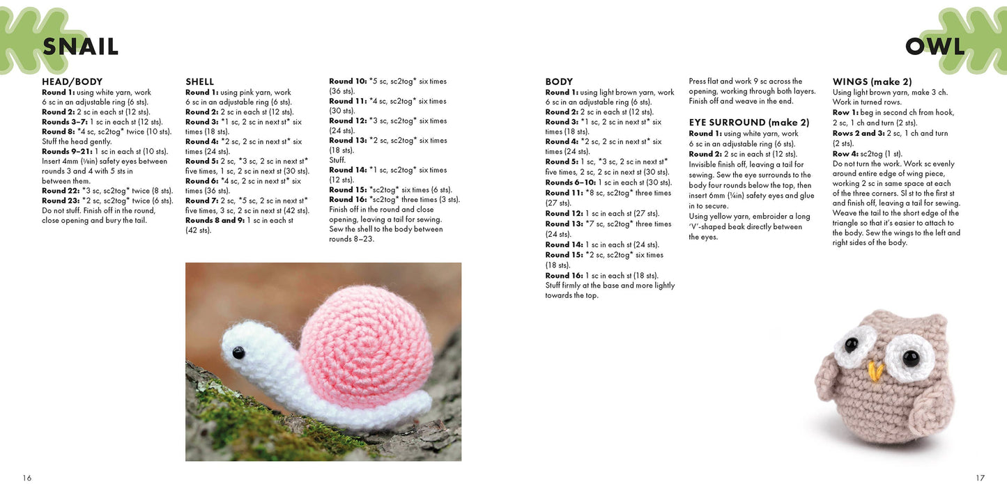 Mini Amigurumi Woodland Book