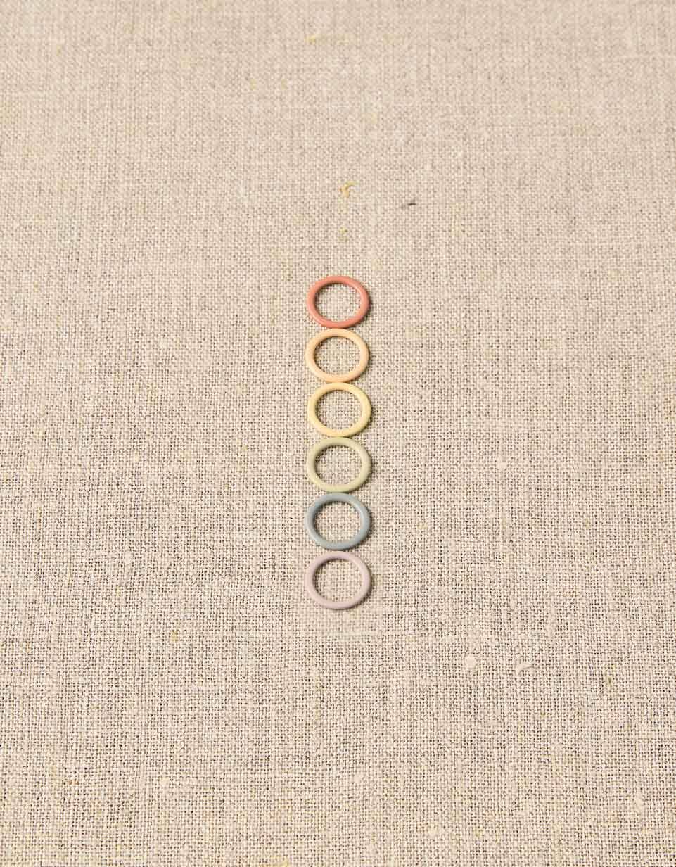 Cocoknits Ring Stitch Markers - Earth Tones